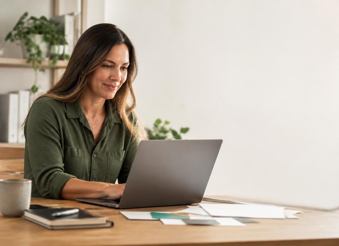 Business strategist reviewing customer communication performance